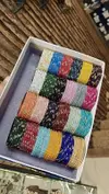 Metal Jari Bangles Combo Box Wholesale Market In Surat